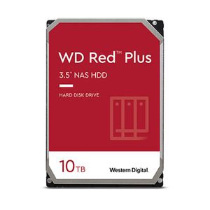 هارد دیسک اینترنال وسترن دیجیتال قرمز مدل  WD101EFAX Red Plus ظرفیت 10 ترابایت